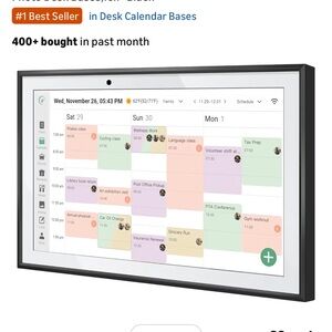 Smart WiFi digital calendar brand new sealed